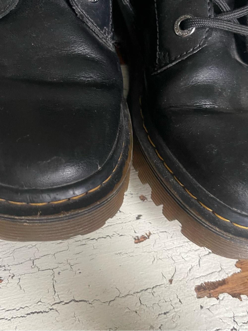 Dr. Martens Luana Black lace up boots. Size 7 - Picture 7 of 8